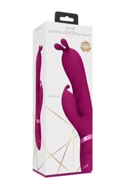 Triple Action Vibrating Rabbit with PulseWave Shaft – Pink